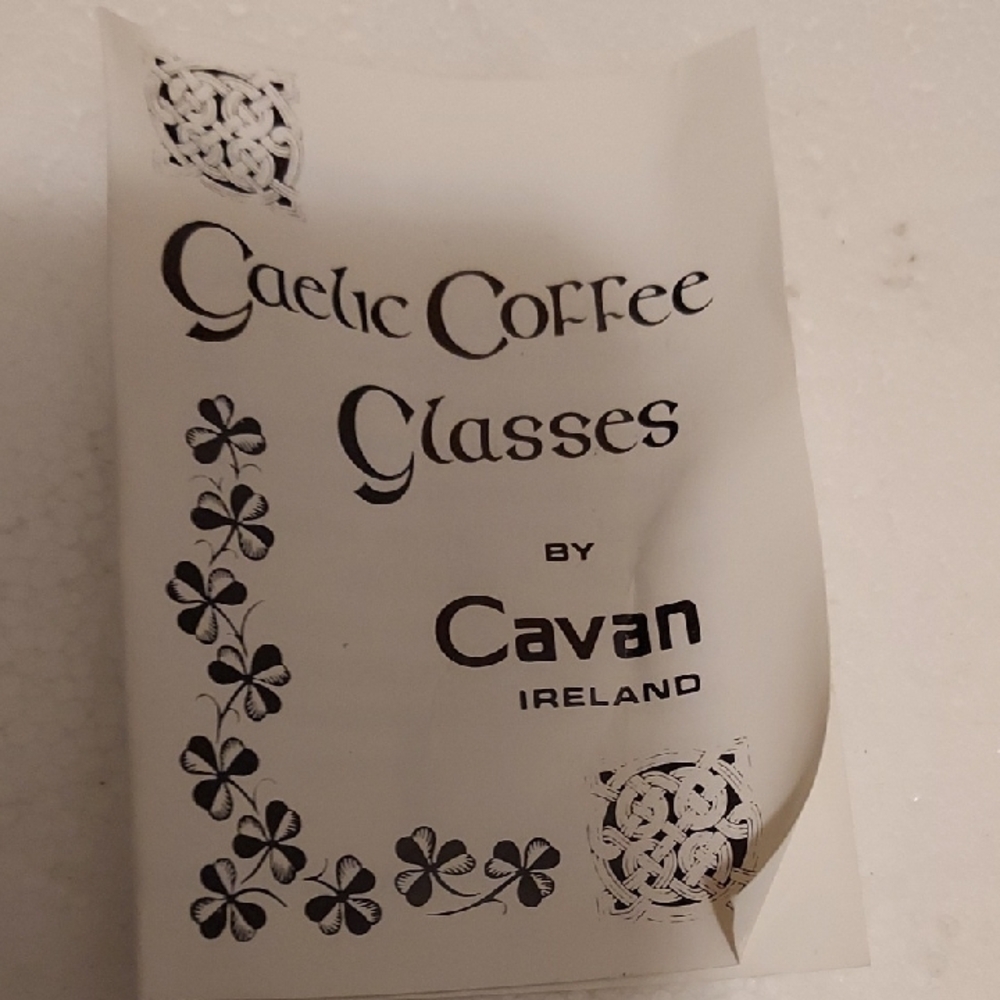 Set of 6 Gaelic Coffee Glasses - Picture 2 of 4